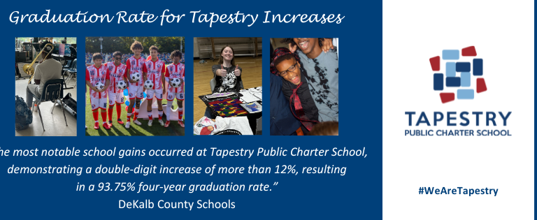 Collage of photos from Tapestry Public Charter School in Dekalb Co