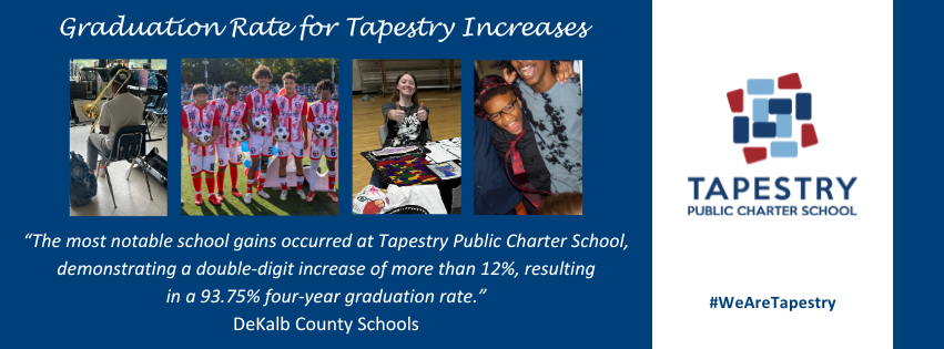 Collage of photos from Tapestry Public Charter School in Dekalb Co