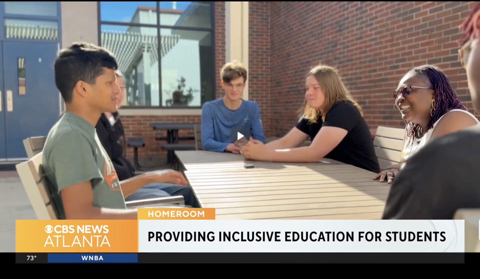 CBS News Atlanta segment on providing inclusive education for students